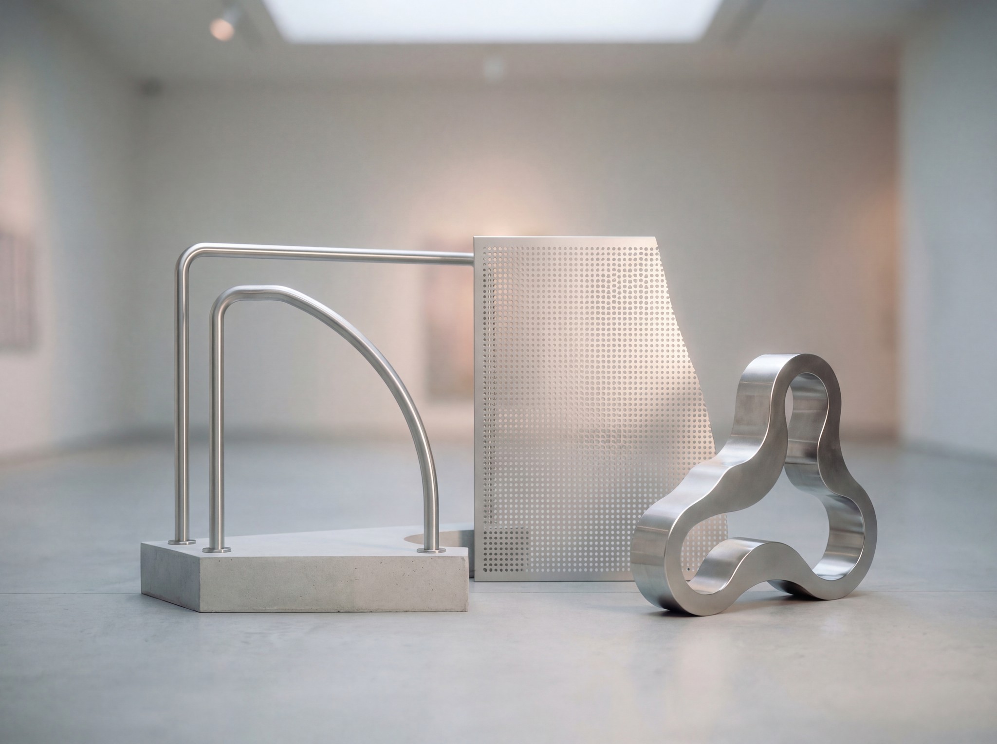 Elementi in acciaio e alluminio per architettura contemporanea e interior design