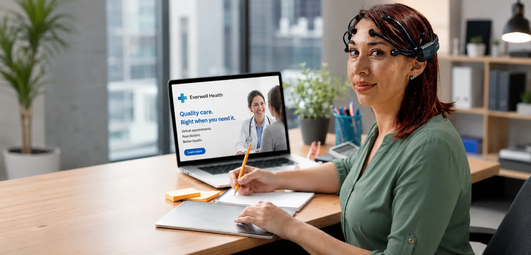 Consumer testing healthcare advertising with Emotiv EEG technology