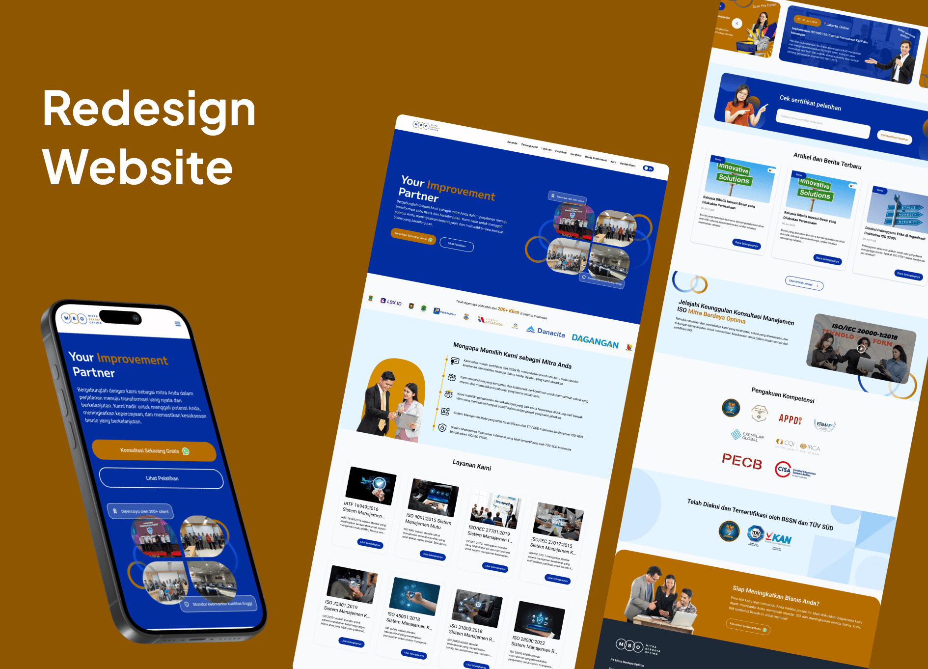 Redesign Web PT Mitra Berdaya Optima