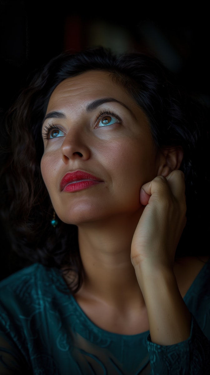 woman face profile