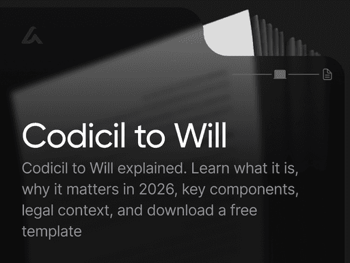Codicil to Will