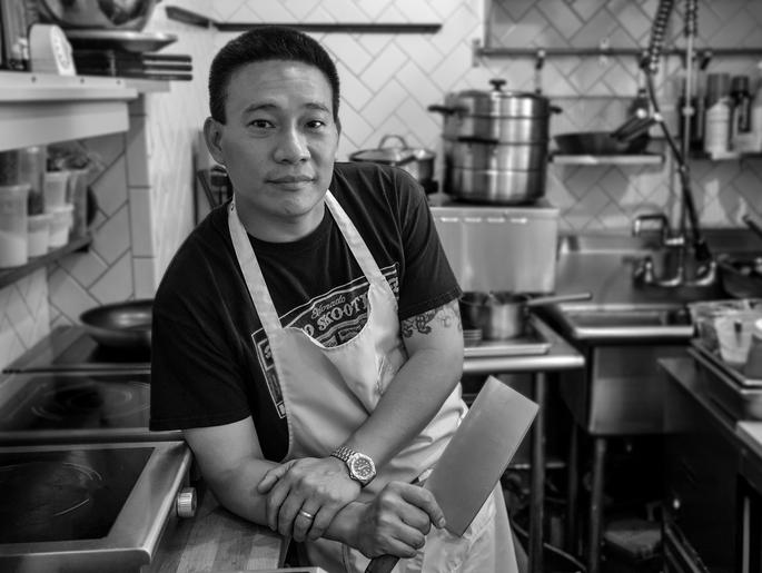 Chef Chris Cheung, Owner and Chef of East Wind Snack Shop (417 7th Ave, Brooklyn, NY 11215), (929) 295-0188