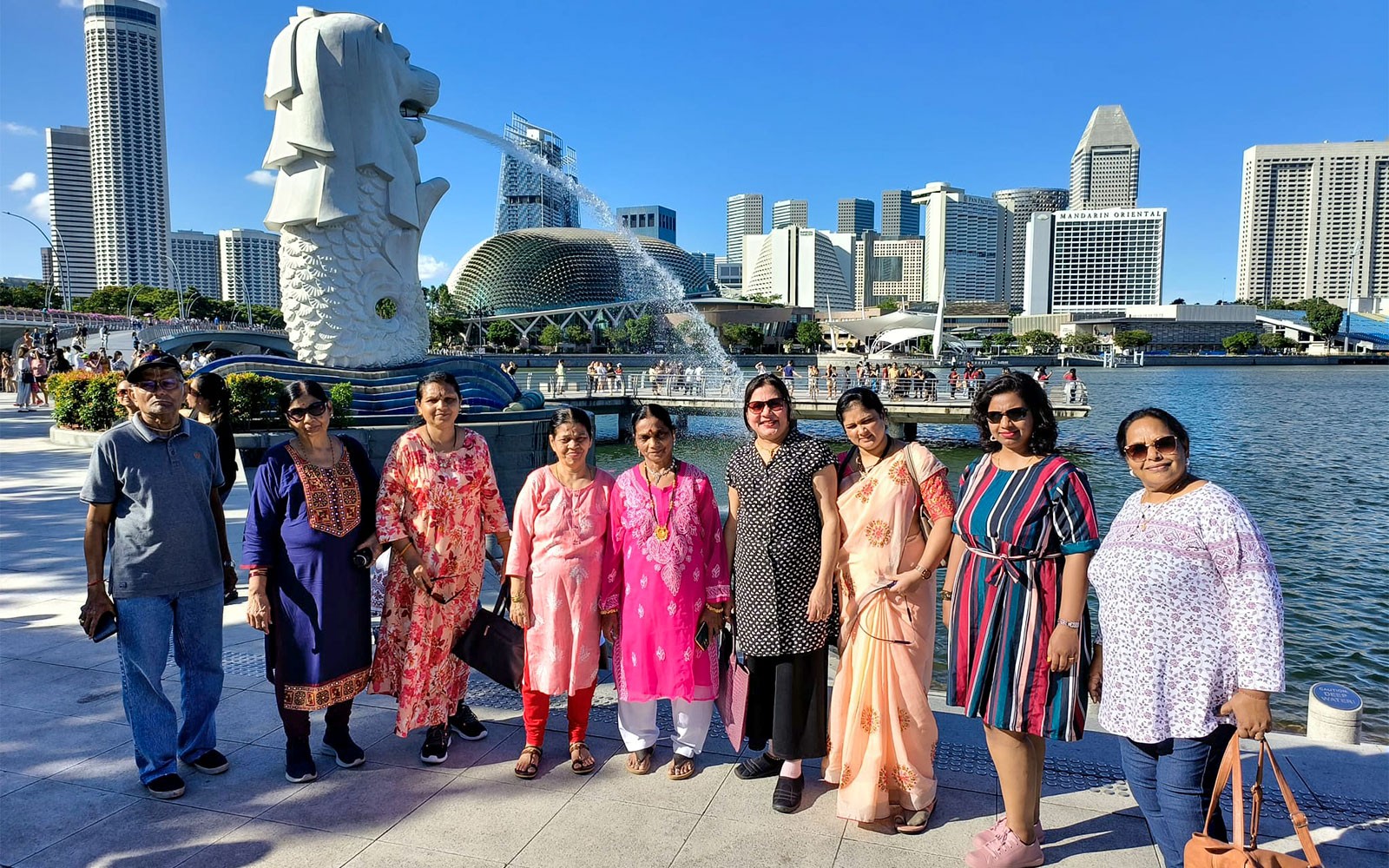 新加坡城市游：滨海湾金沙和超级树丛林。