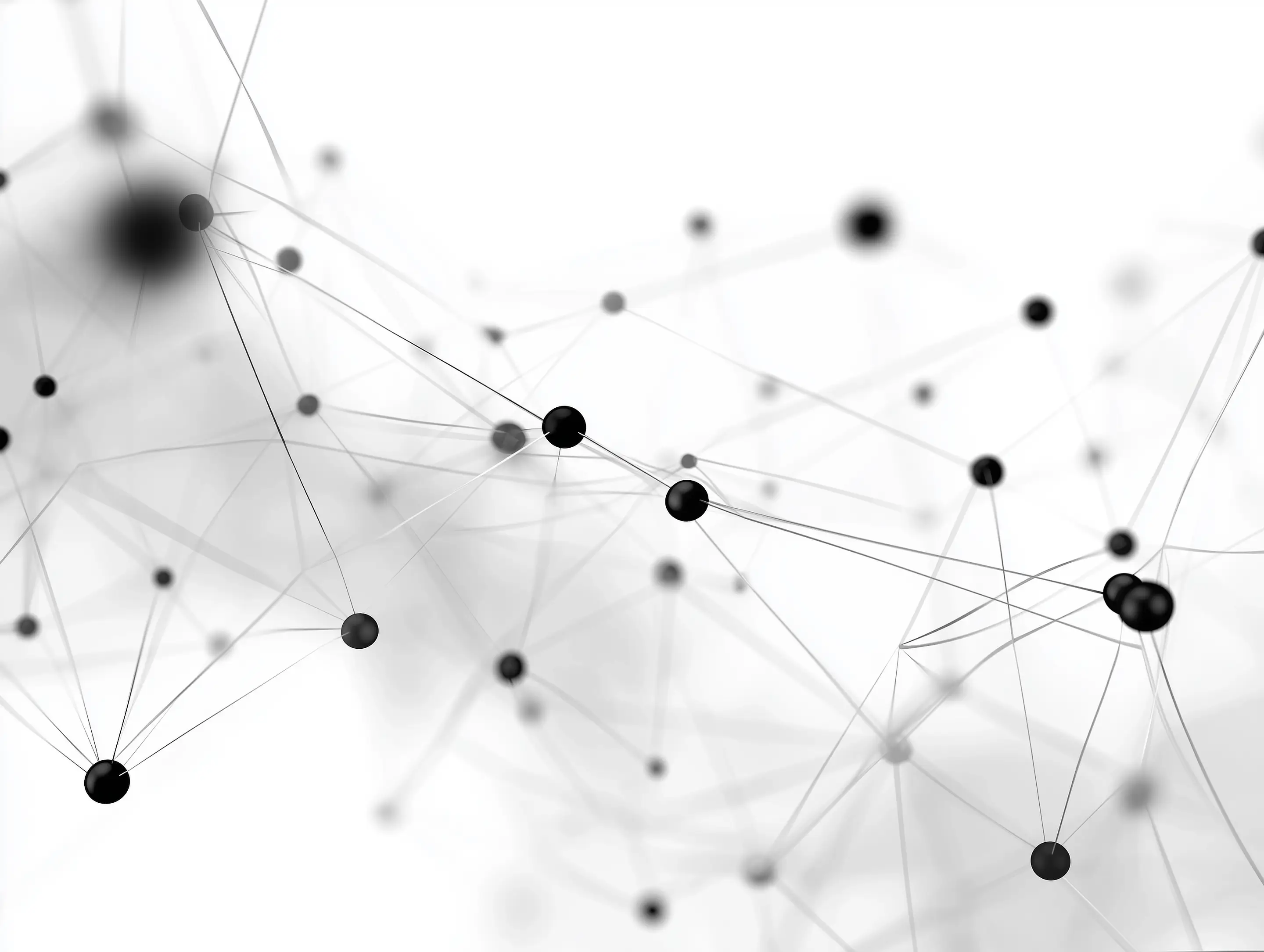 Abstrakte Darstellung von Knotenpunkten