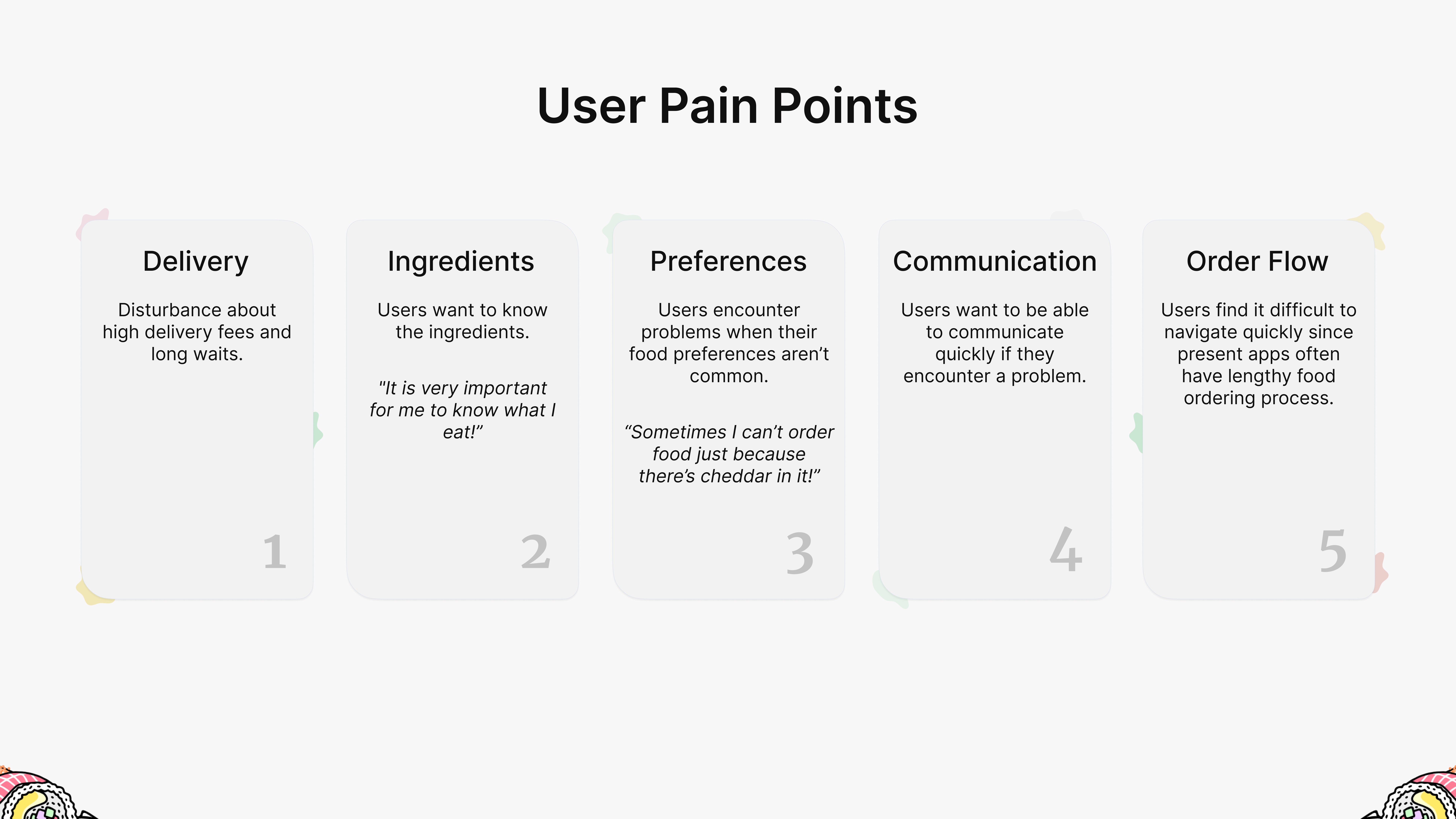 User Pain Points