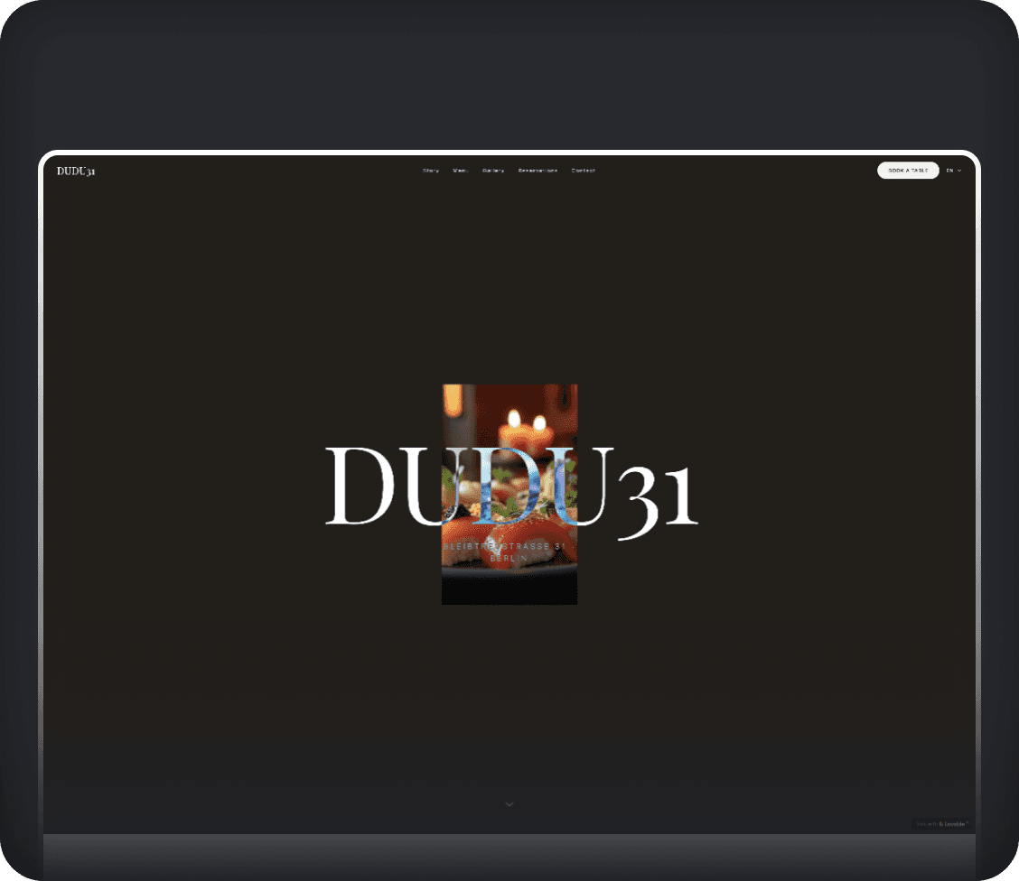 speaker with a half white half green background