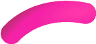 A vibrant pink curved line with a smooth gradient on a plain background.
