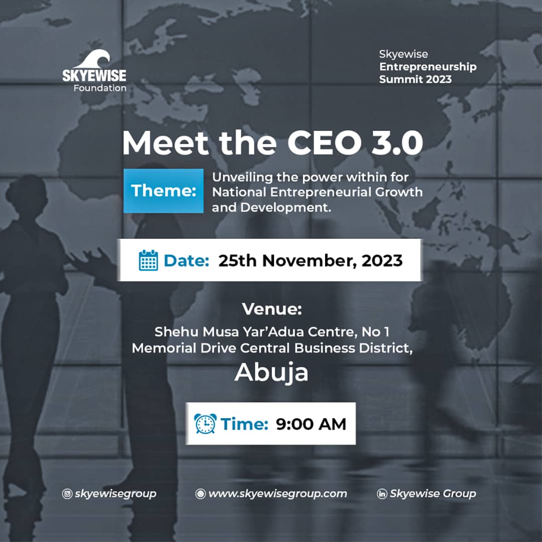 Skyewise Foundation Meet the C.E.O 3.0 design