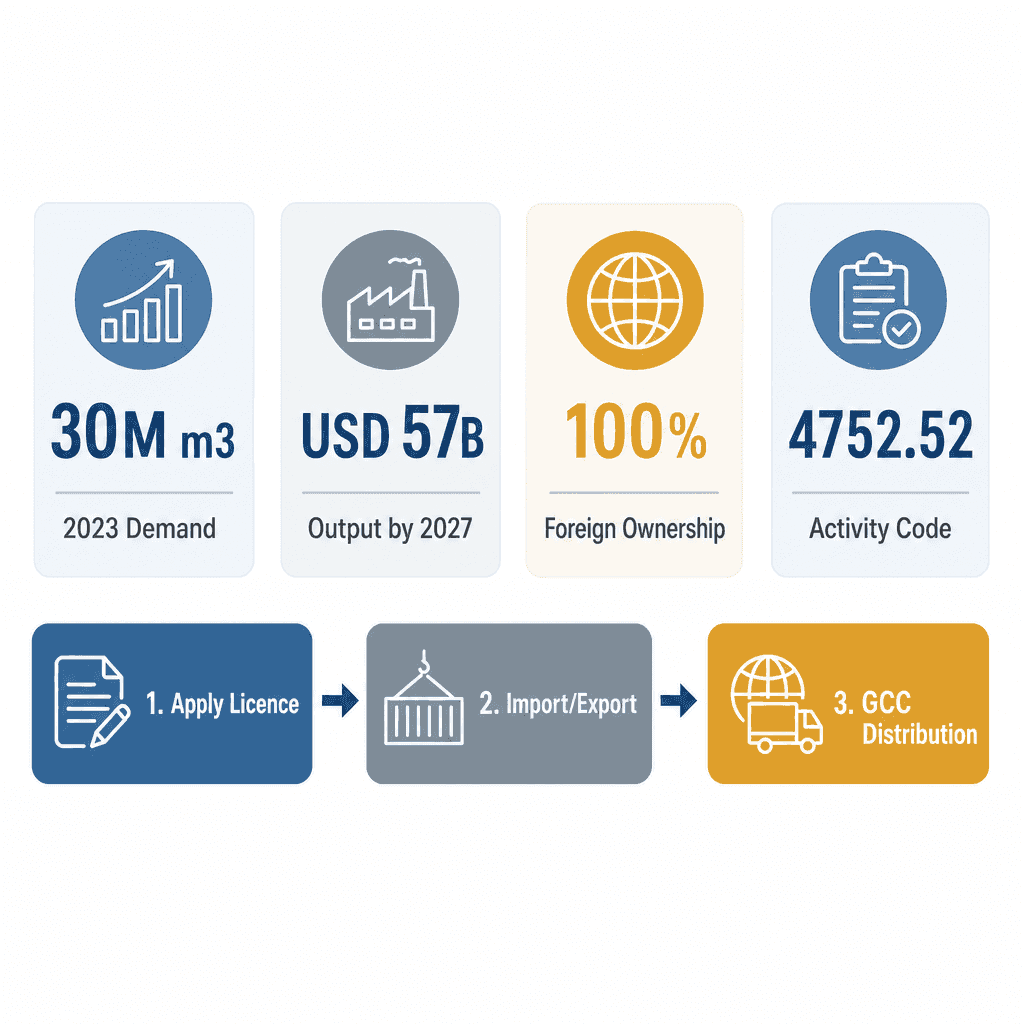 Infographic: Apply for a Ready-Mix Concrete Trading License in Dubai