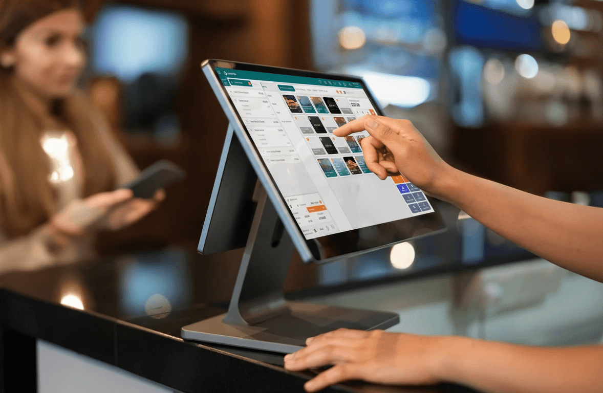 enterprise support of grocery store pos