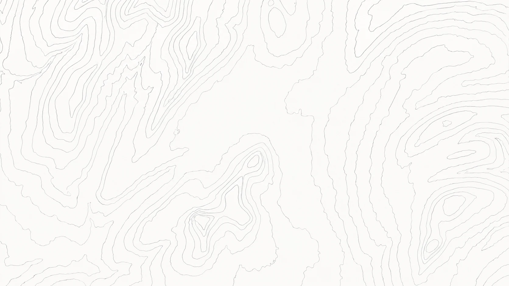 Contour lines of the Yorkshire Three Peaks