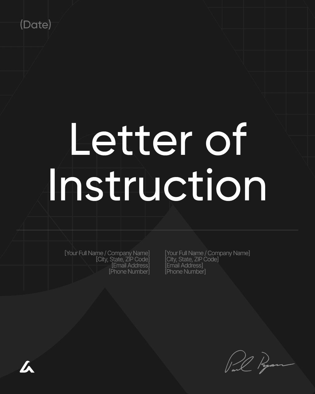 Letter of Instruction