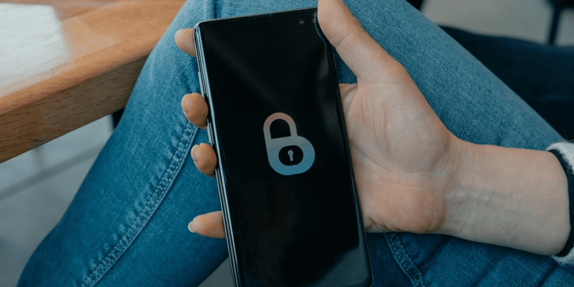 Smartphone screen displays a security lock - Netskope Alternatives