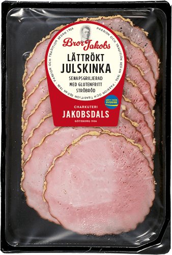 lättrökt julskinka i buffepack