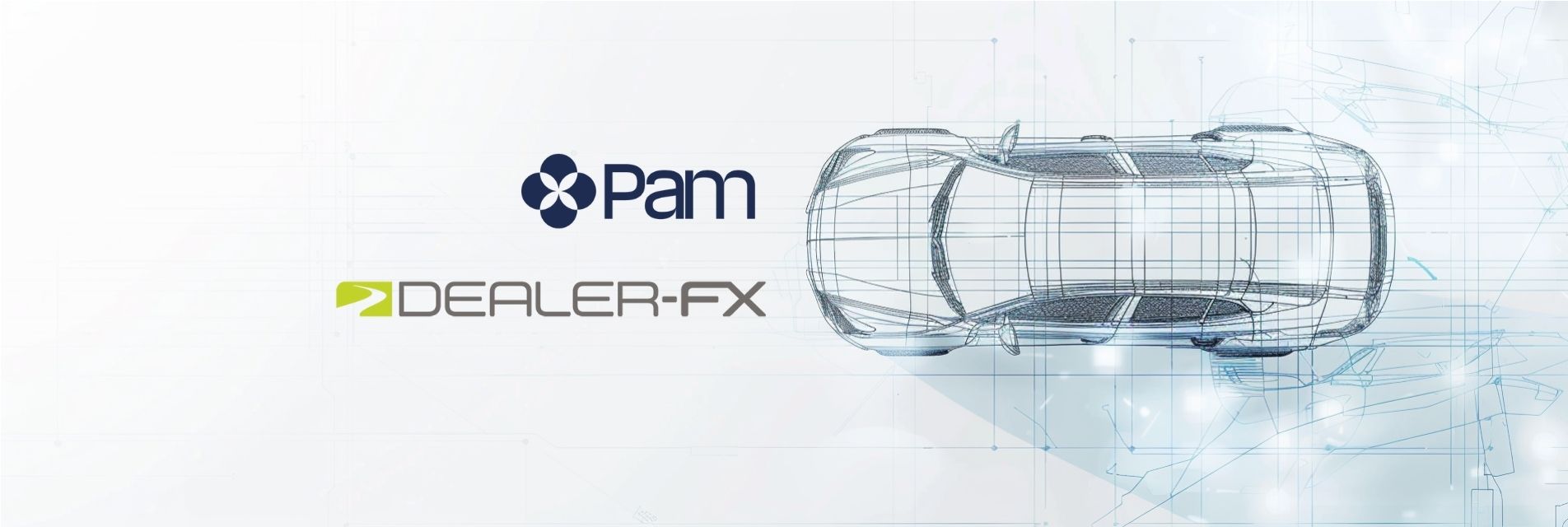 Abstract image of a network of glowing lines and dots