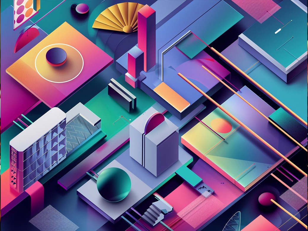abstract art by Team Creative Media services how to build trust with clients and audience logo desing branding graphic design