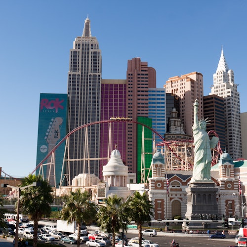 The Big Apple Roller Coaster at New York New York Resort & Casino