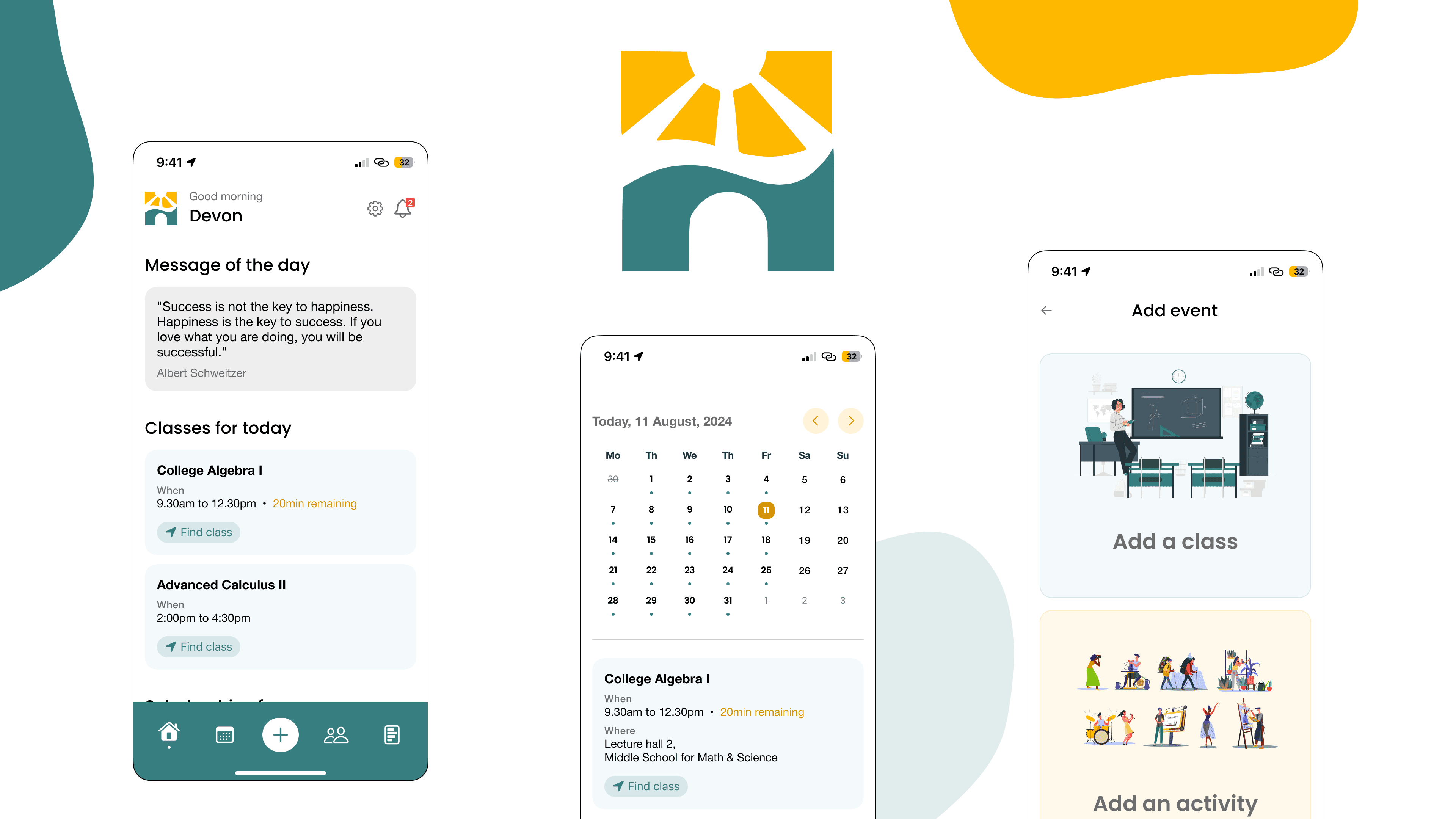 Cover image of HBCU Horizon showcasing multiple screens in the app.
