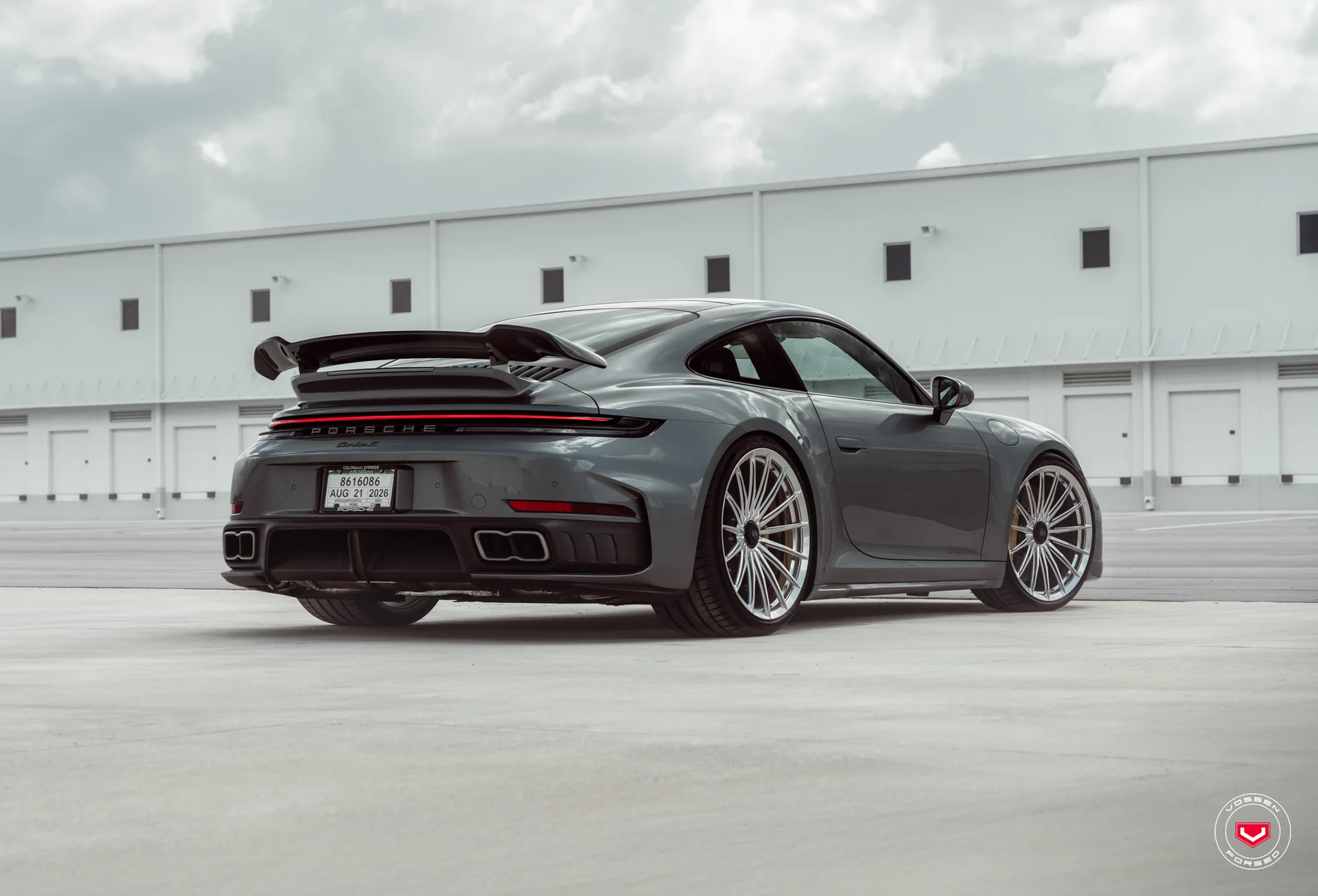 Porsche 911 Turbo S on Vossen VPS forged wheels