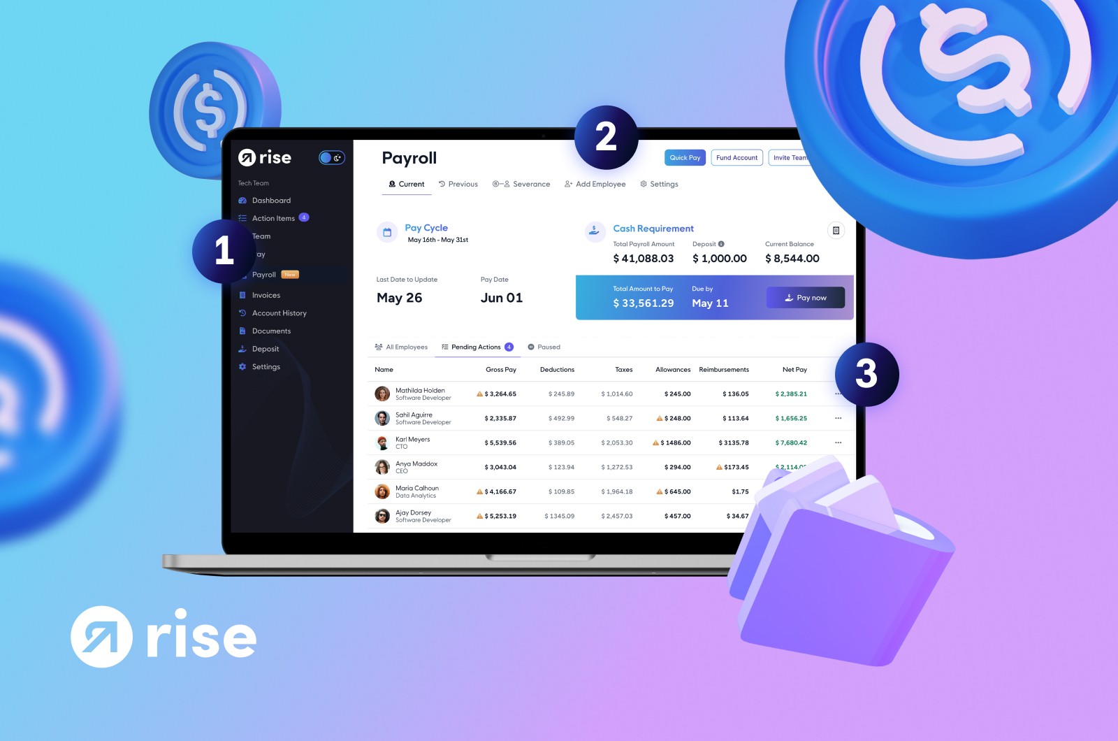 stablecoin payroll