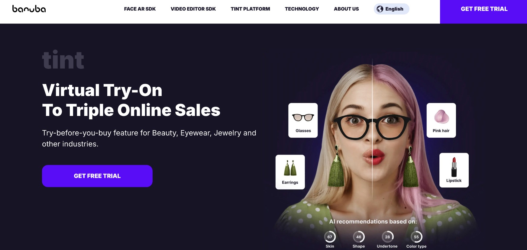 Algolia home page