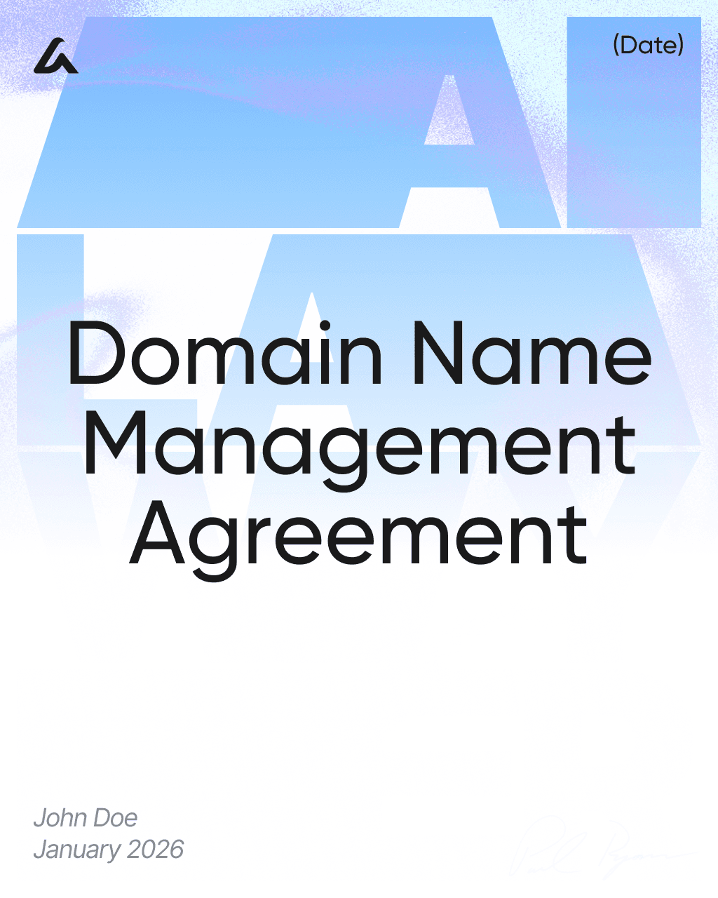 Domain Name Management Agreement