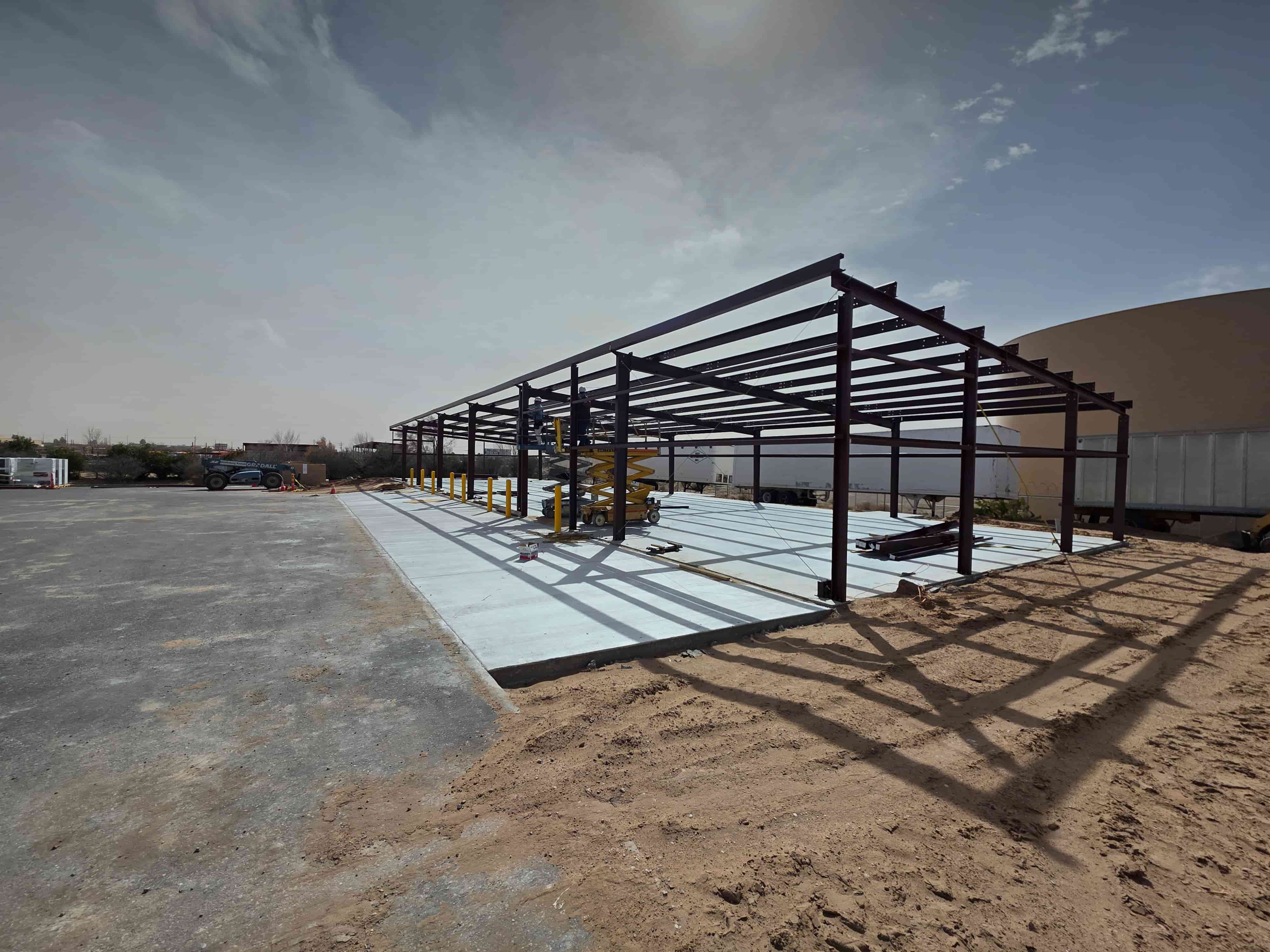 Thumbs up from lab technician for successful chemical delivery