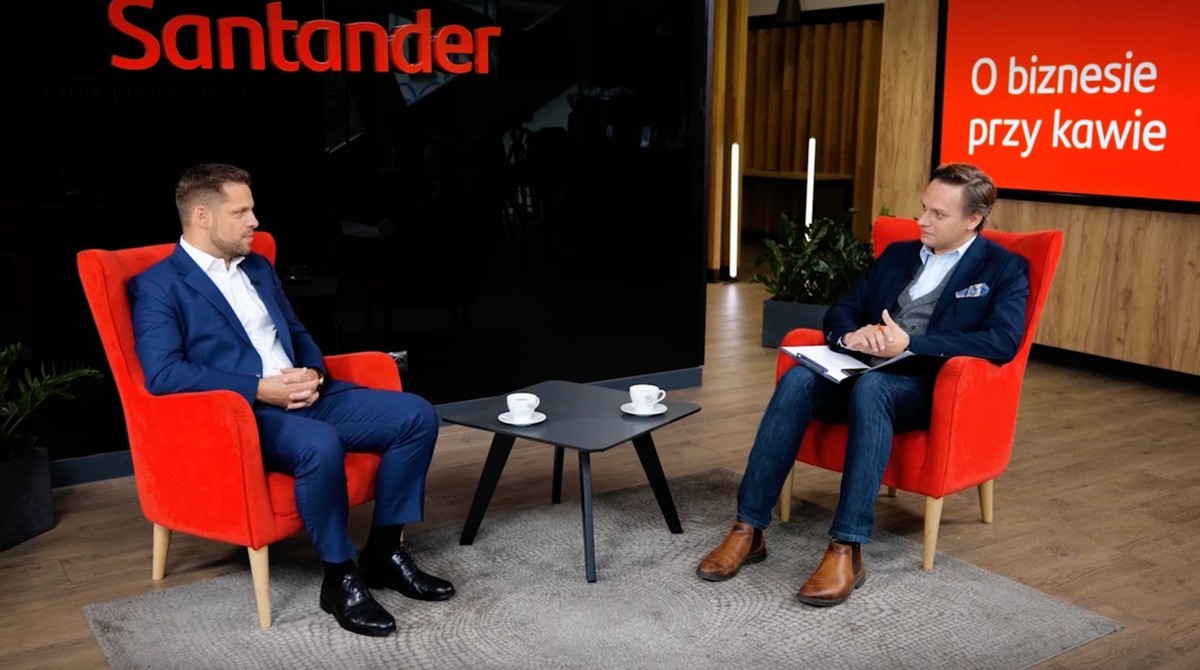 Paweł Albrecht rozmawia o kredytach hipotecznych w studiu Santander