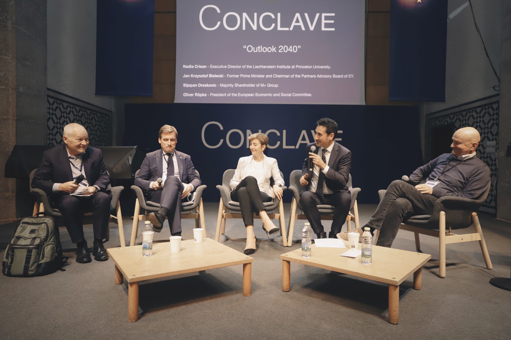 Conclave panel. Photos: Europa Nova / Conclave