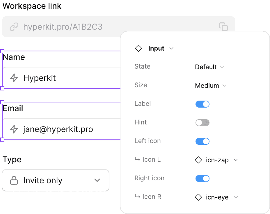 Hyperkit – The Minimal SaaS Figma UI Kit