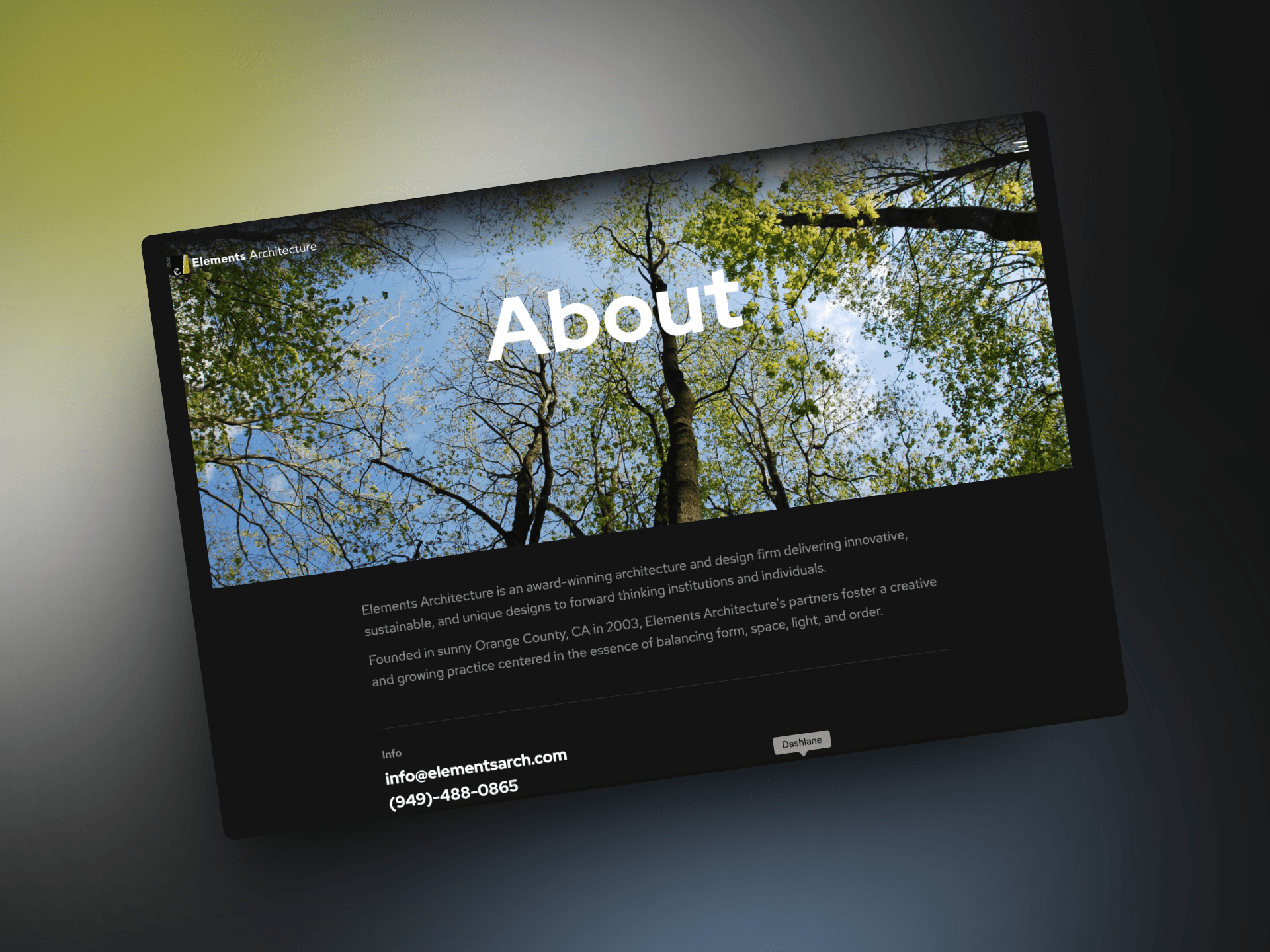 Abstract image used as a placeholder for this design project