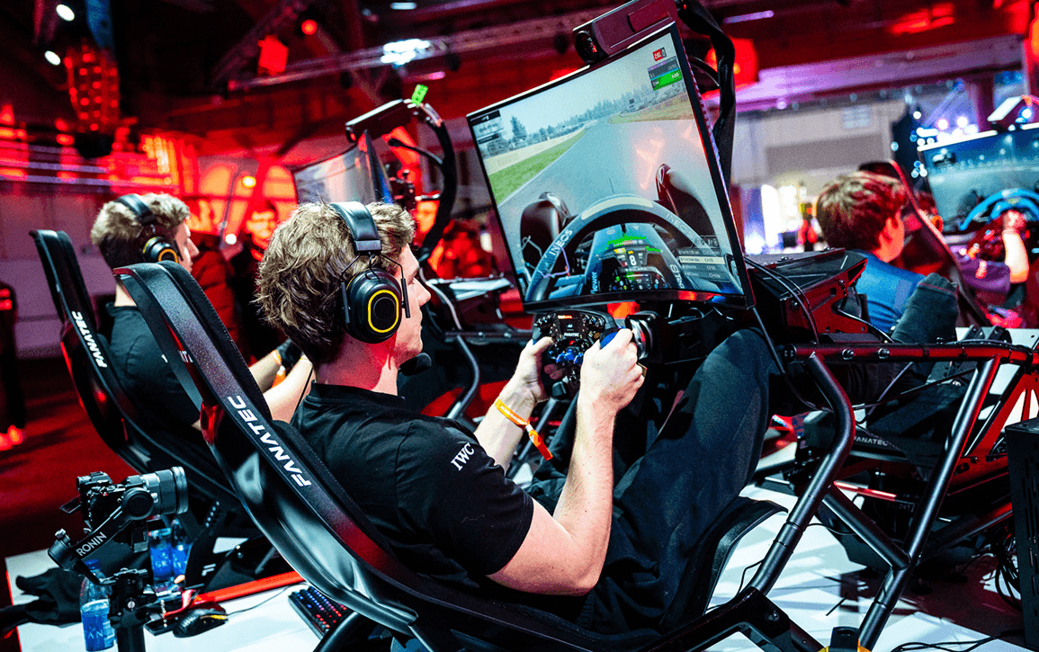 Cockpit of a race car