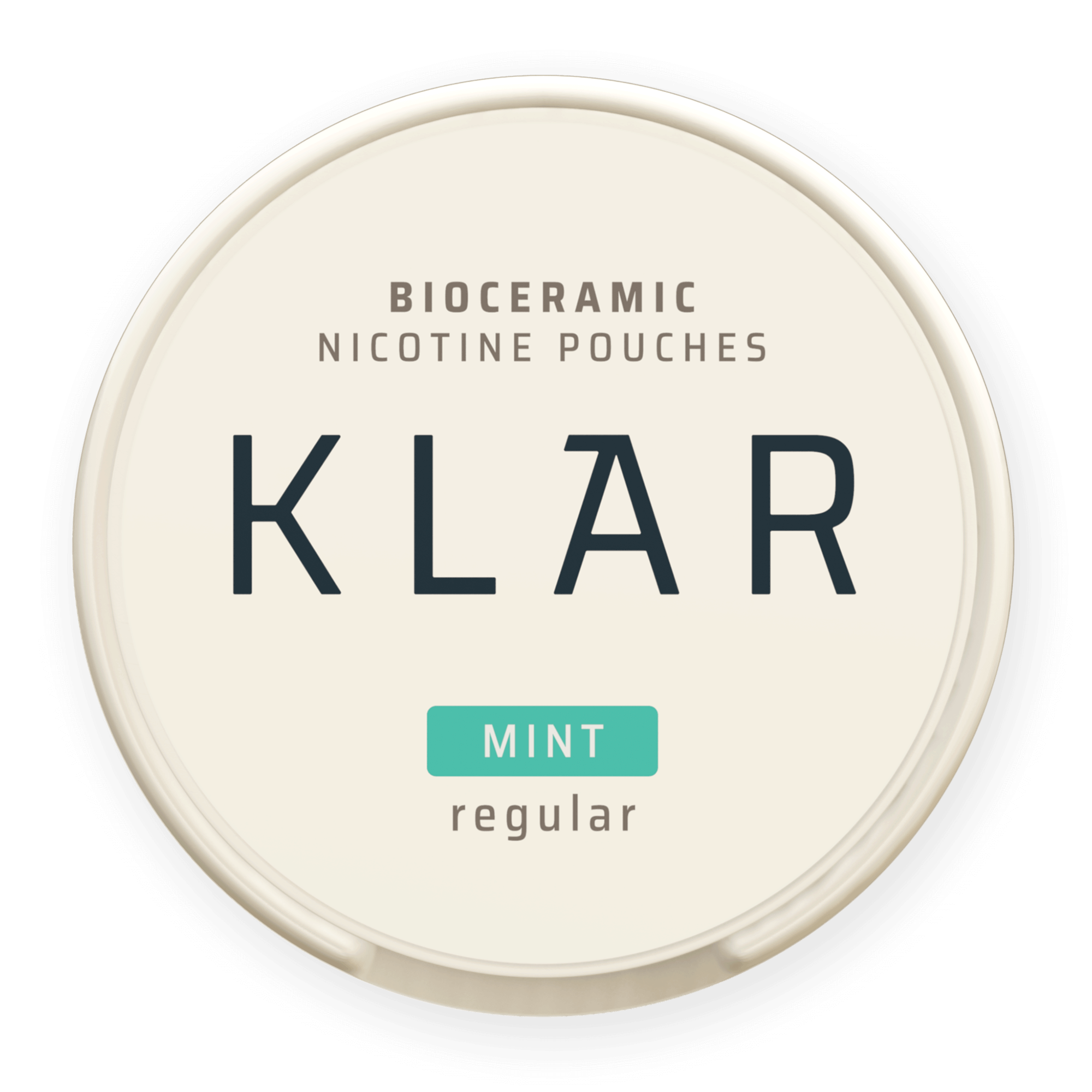 KLAR Bioceramic nicotine pouches in regular mint