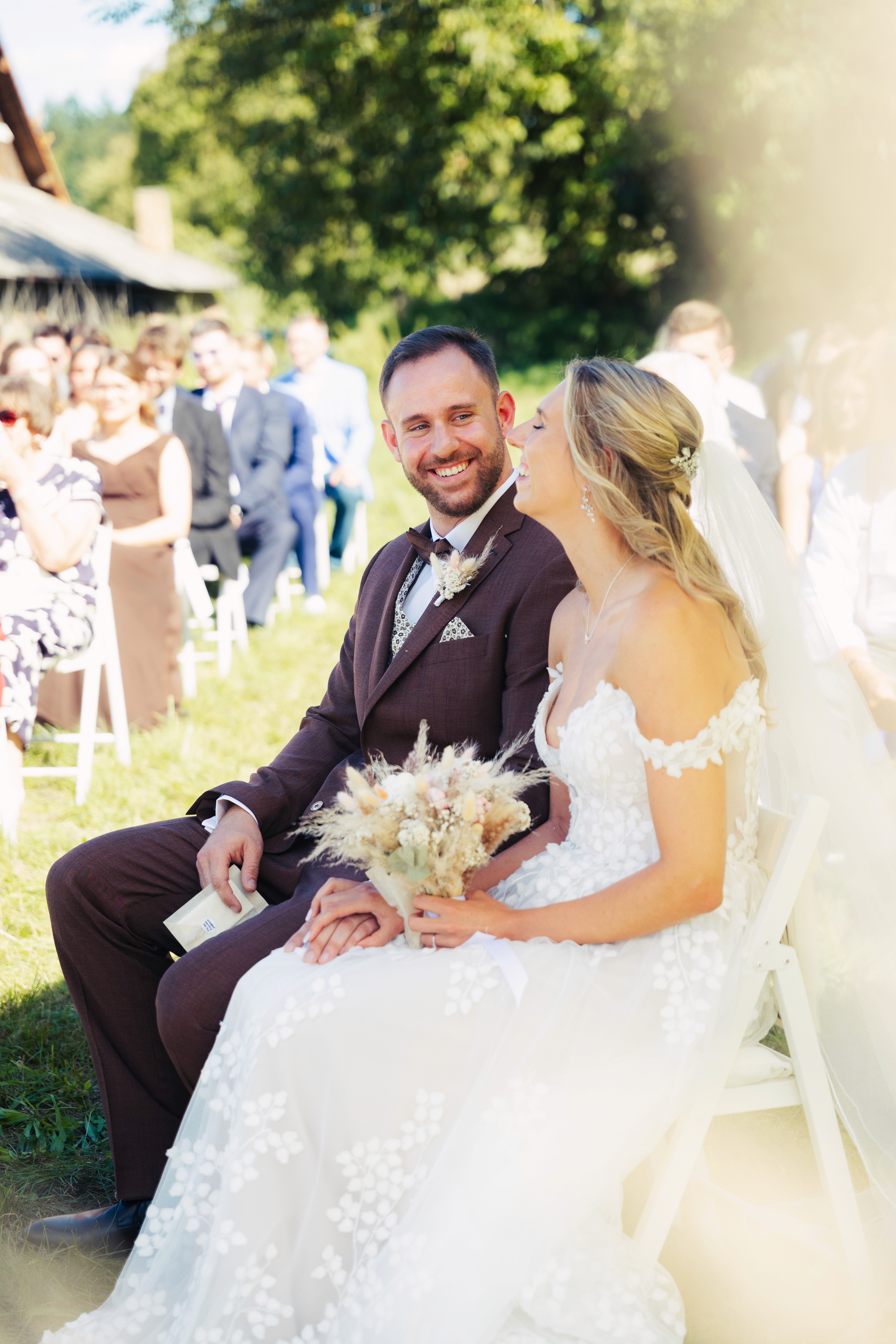 Silhouette of a child looking up at the sky