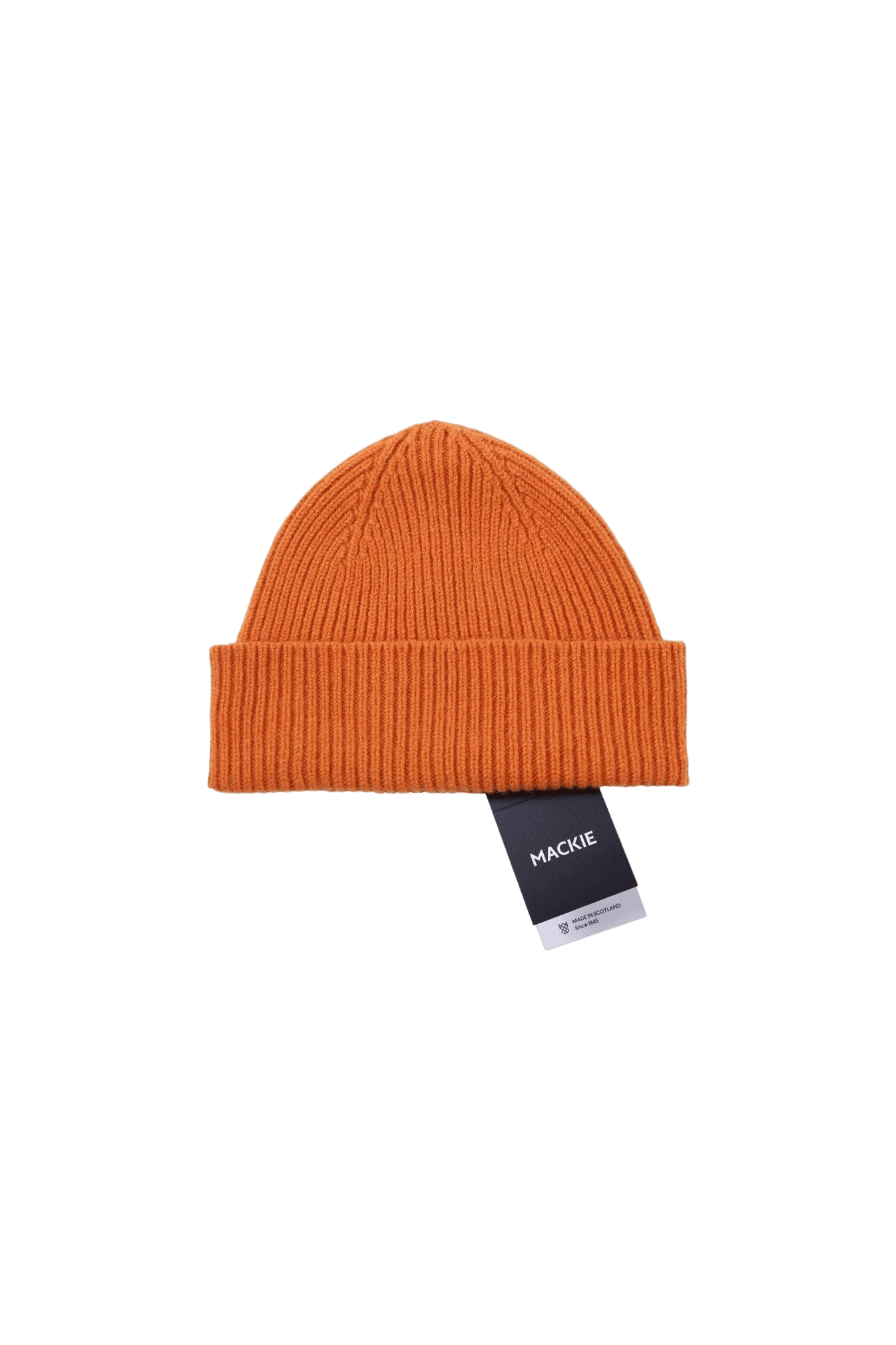 full shot of an orange beanie