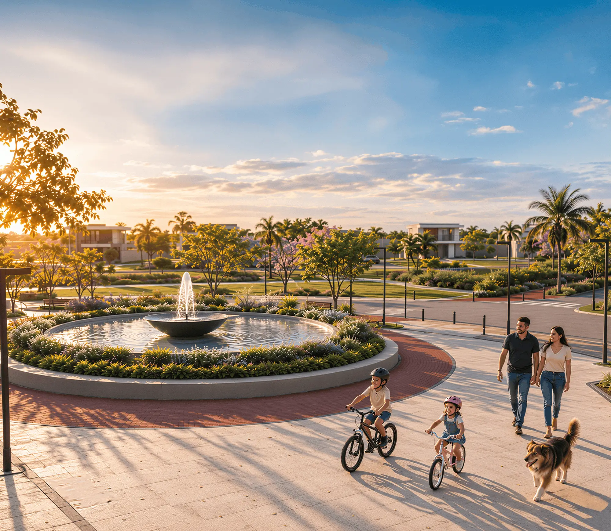 Praça da fonte do Terras de Pietro