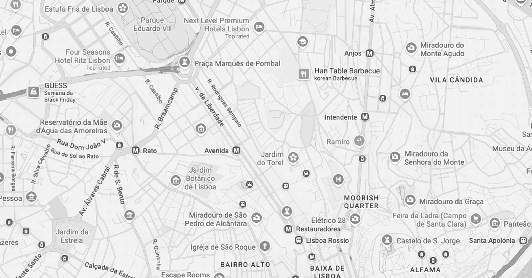 Lisbon map: agile framework for remote business solutions & strategy.