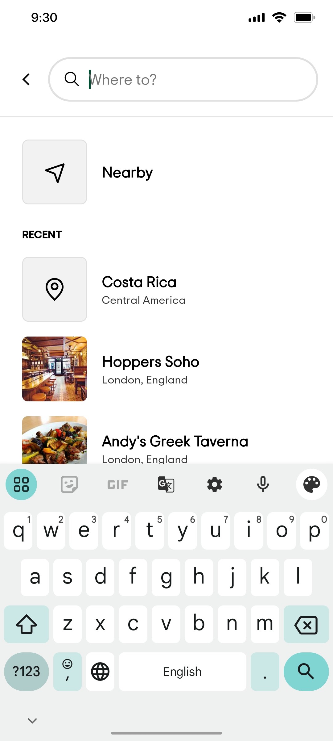 Tripadvisor Search Page Screen