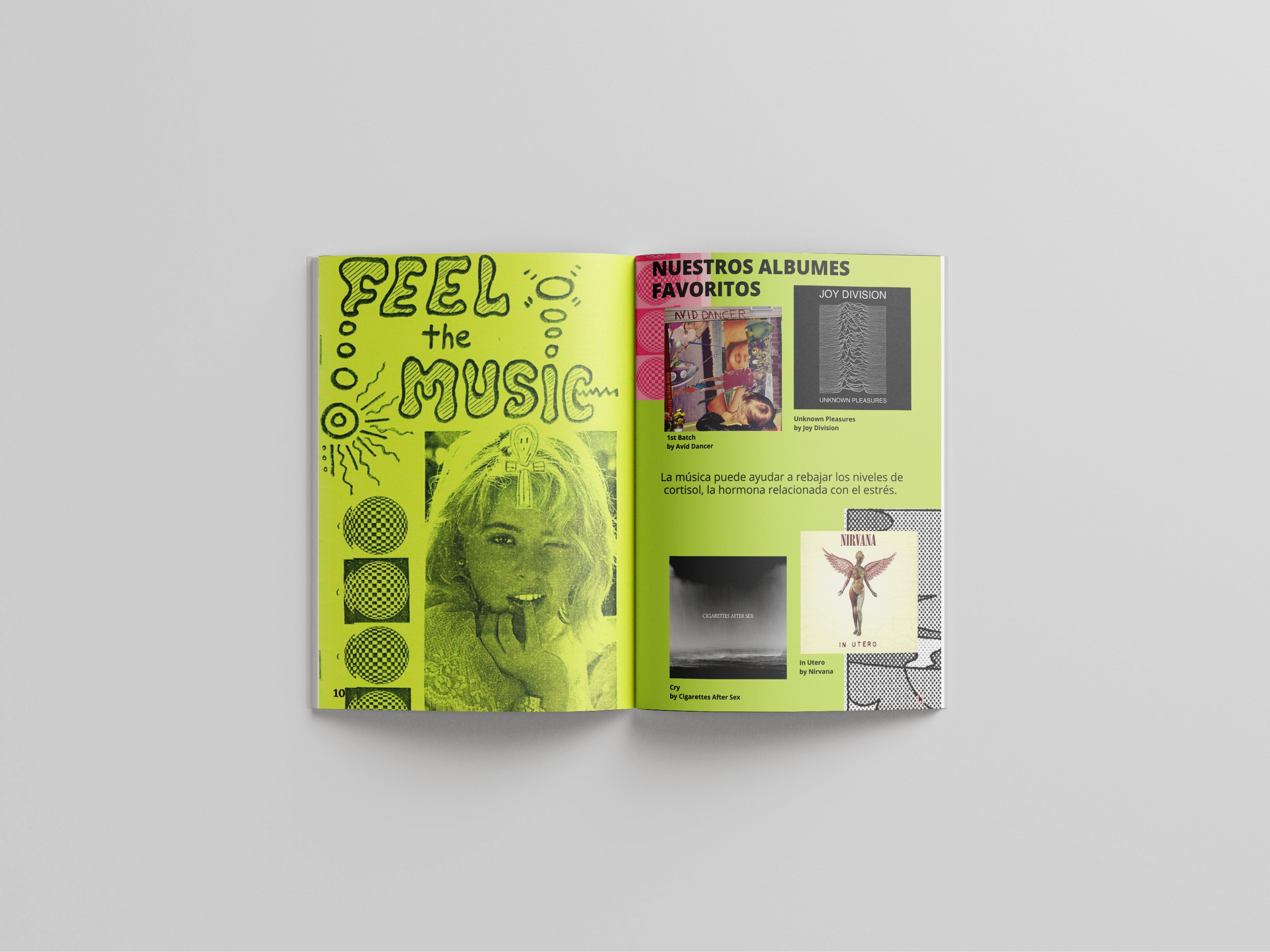 A screenshot from the Stuff page of the website