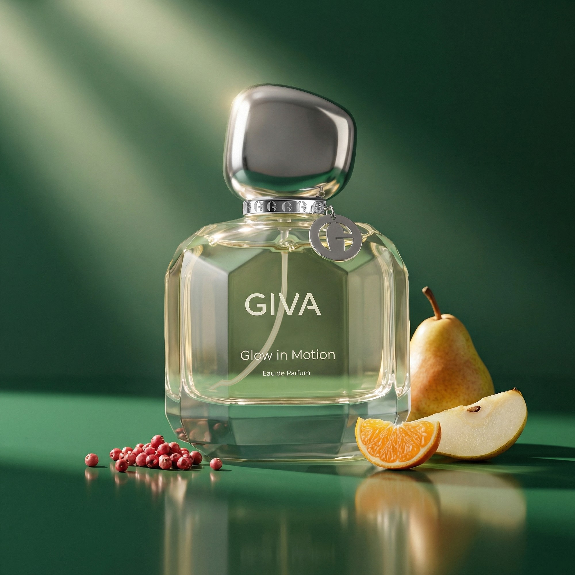 GIVA Glow in Motion perfume visual