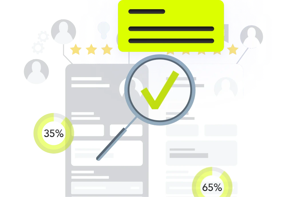 A/B Test Experimente Grafik für Shopify Online Shops