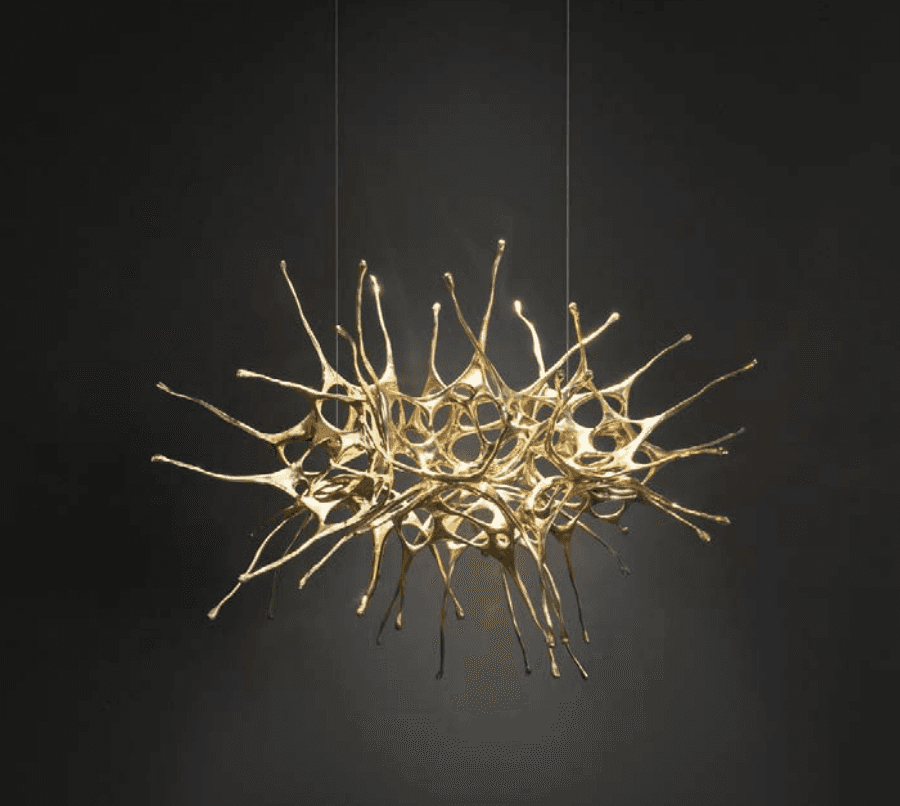 a living room with a couch and a table