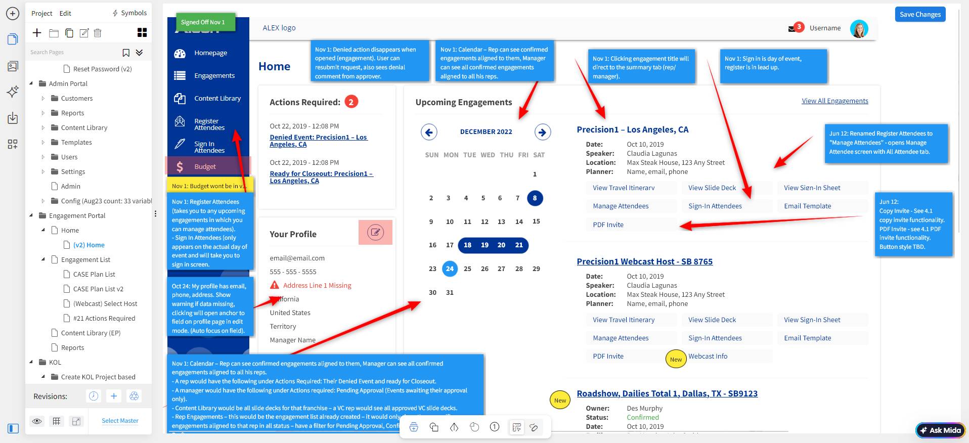 Figma workspace showing template designs
