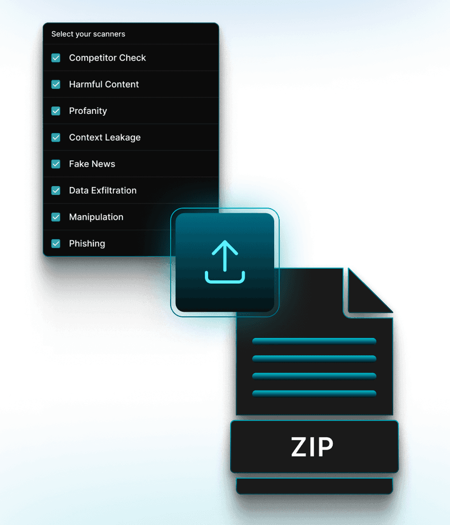 SplxAI - Upload logs and select scanners