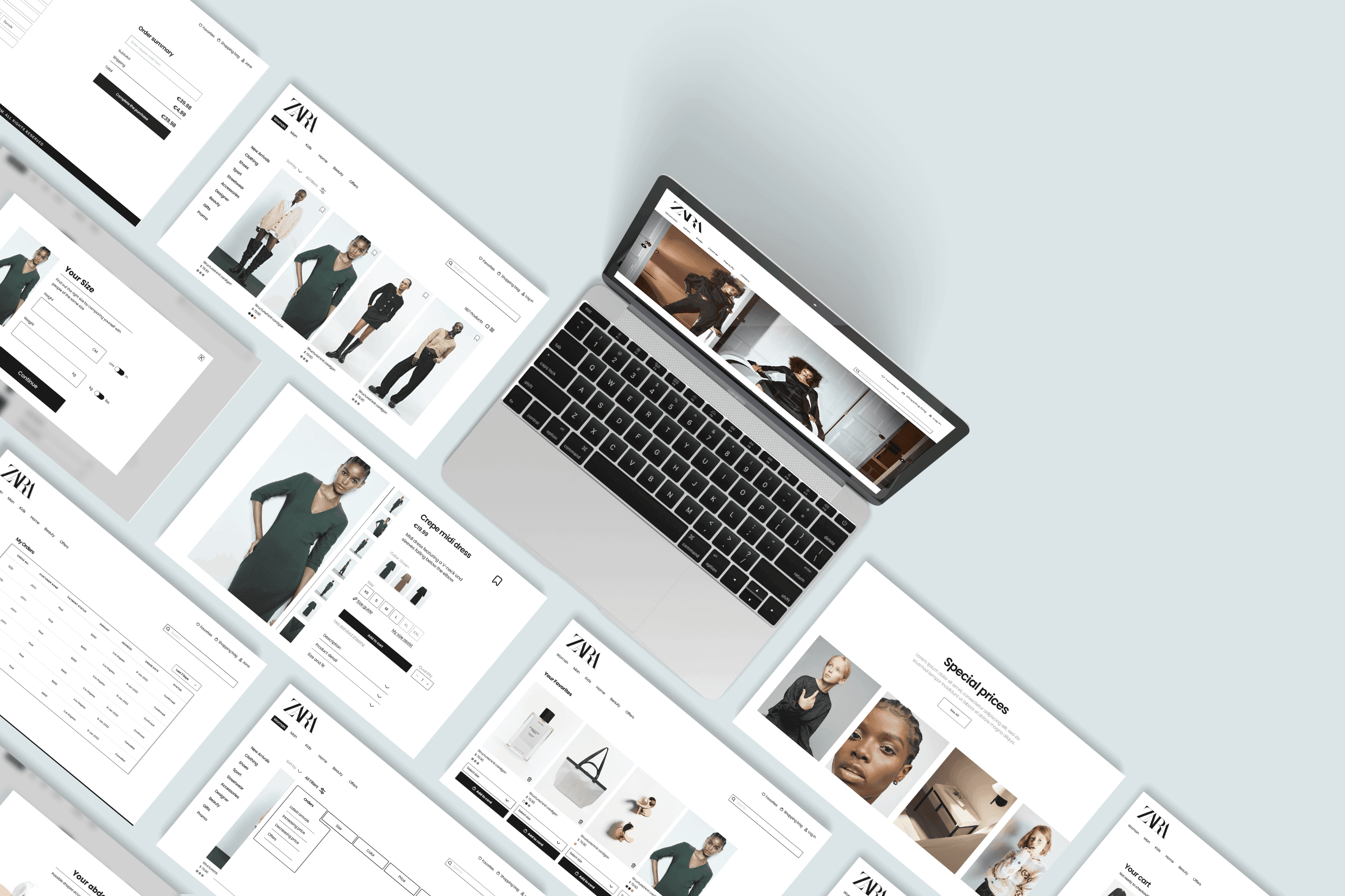 Zara's Website Redesign