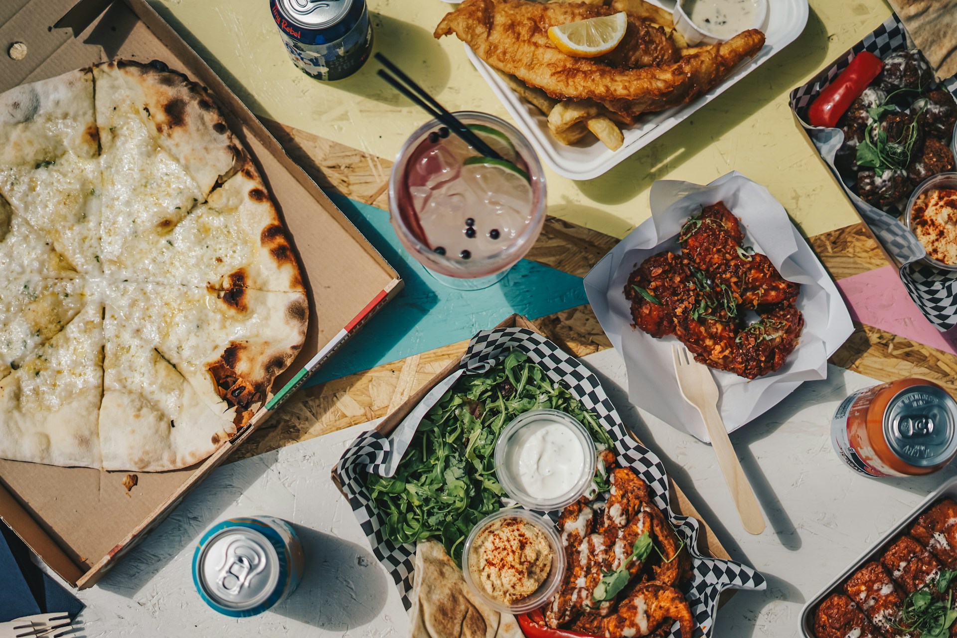 variety of food options