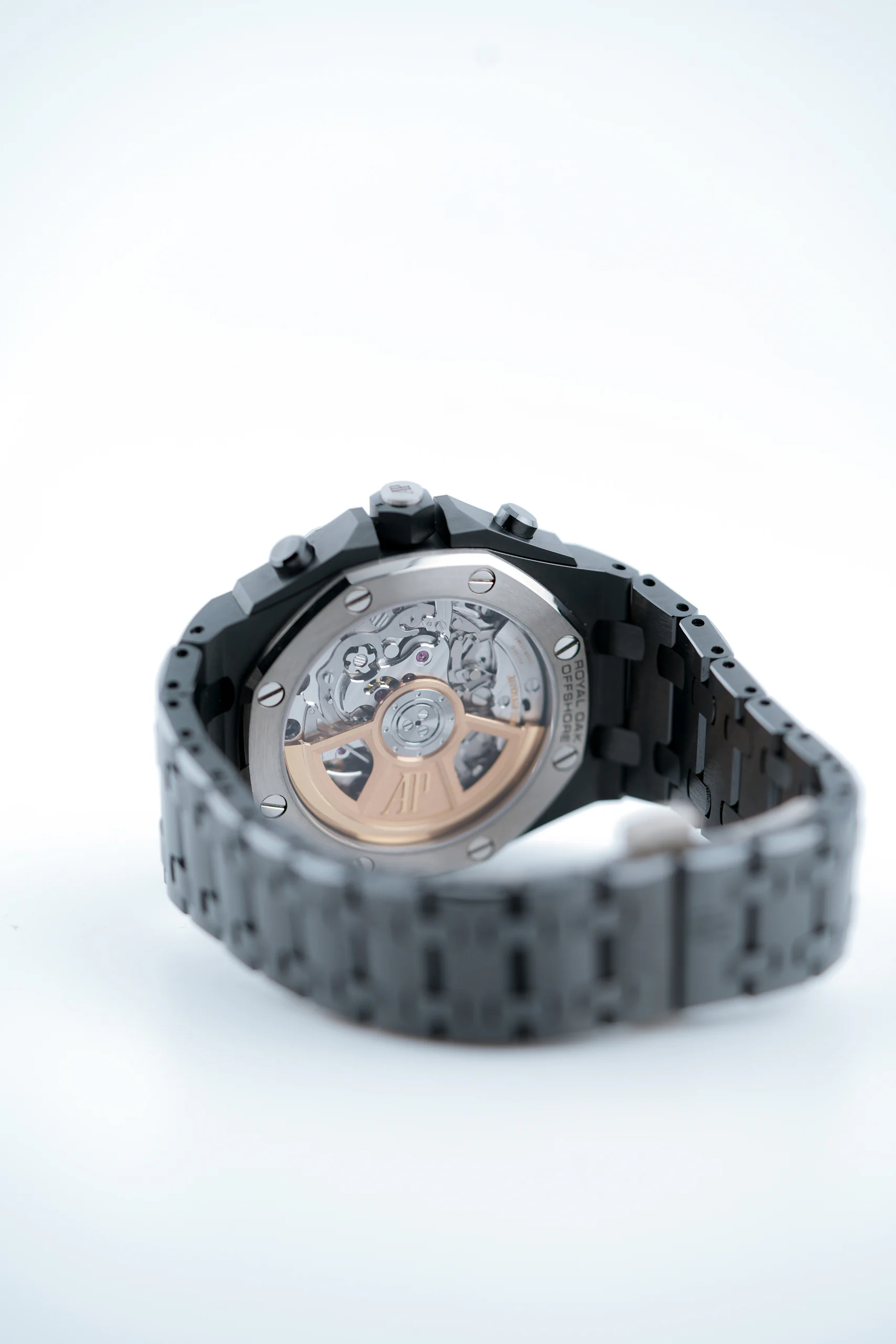 Audemars Piguet Royal Oak Offshore Black Ceramic 26238CE seen from the back