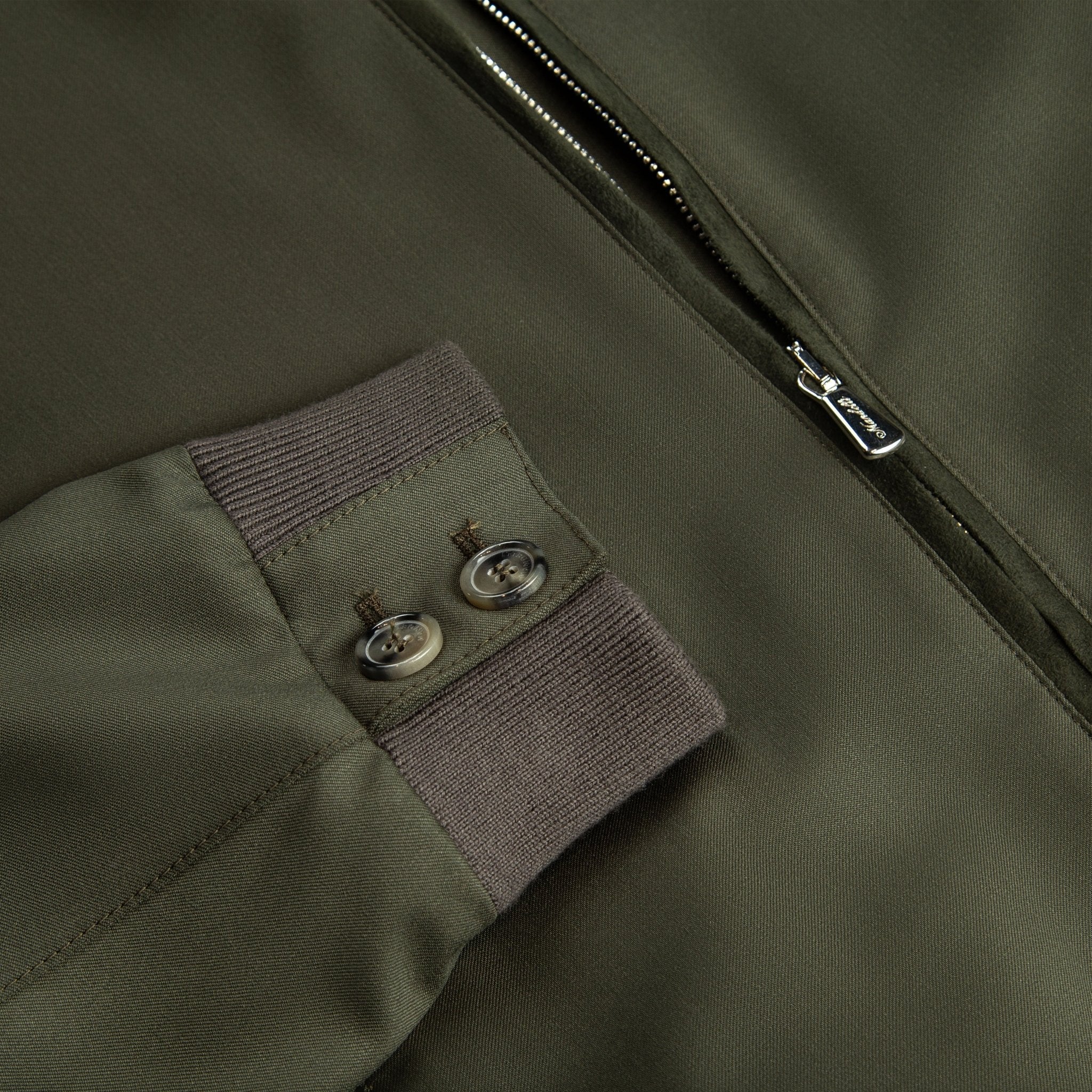 Light Wool Bomber Jacket - Mandelli UK