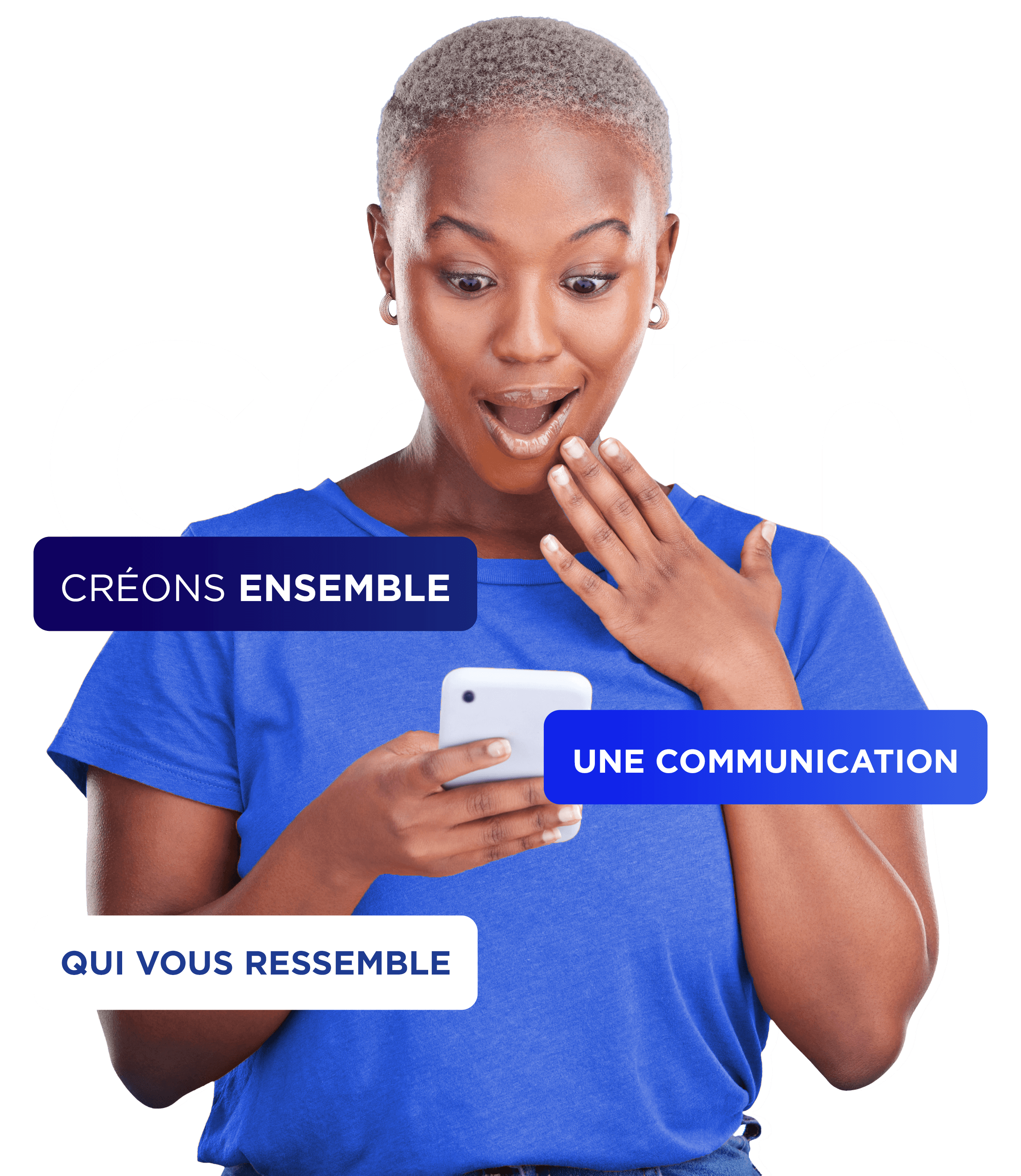 Mobail phone with hand 