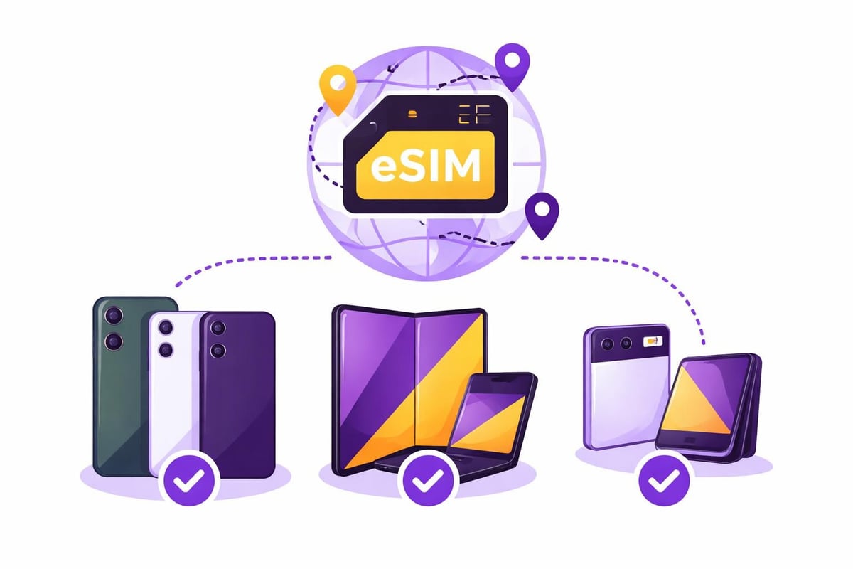 Samsung eSIM compatible devices